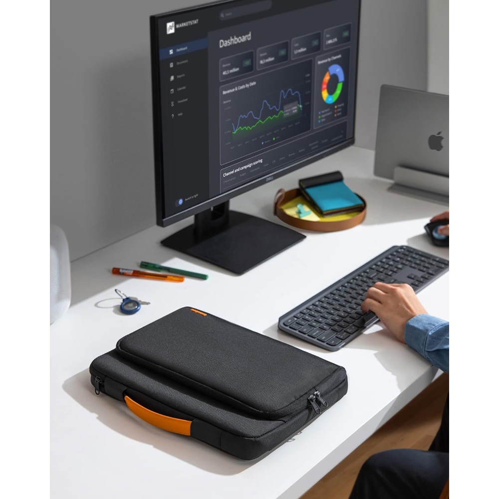 ნოუთბუქის ჩანთა Tomtoc A14D3D1 Defender A14, 14", Laptop Bag, Black