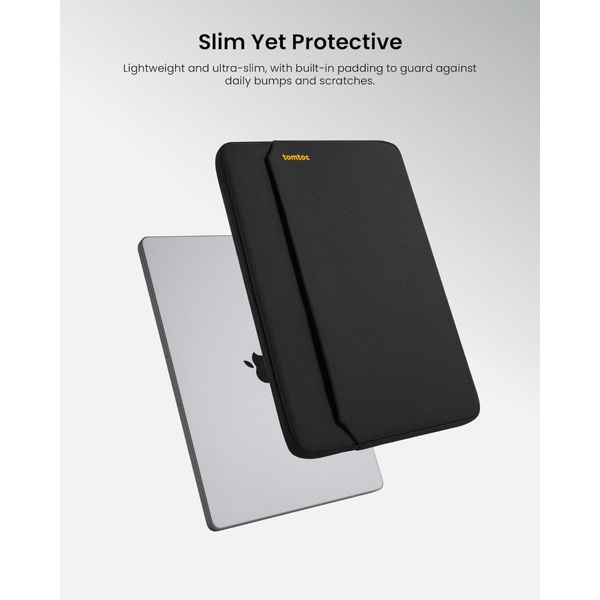 ნოუთბუქის ჩანთა Tomtoc A18D2D1 Light A18, 14", Laptop Sleeve, Black