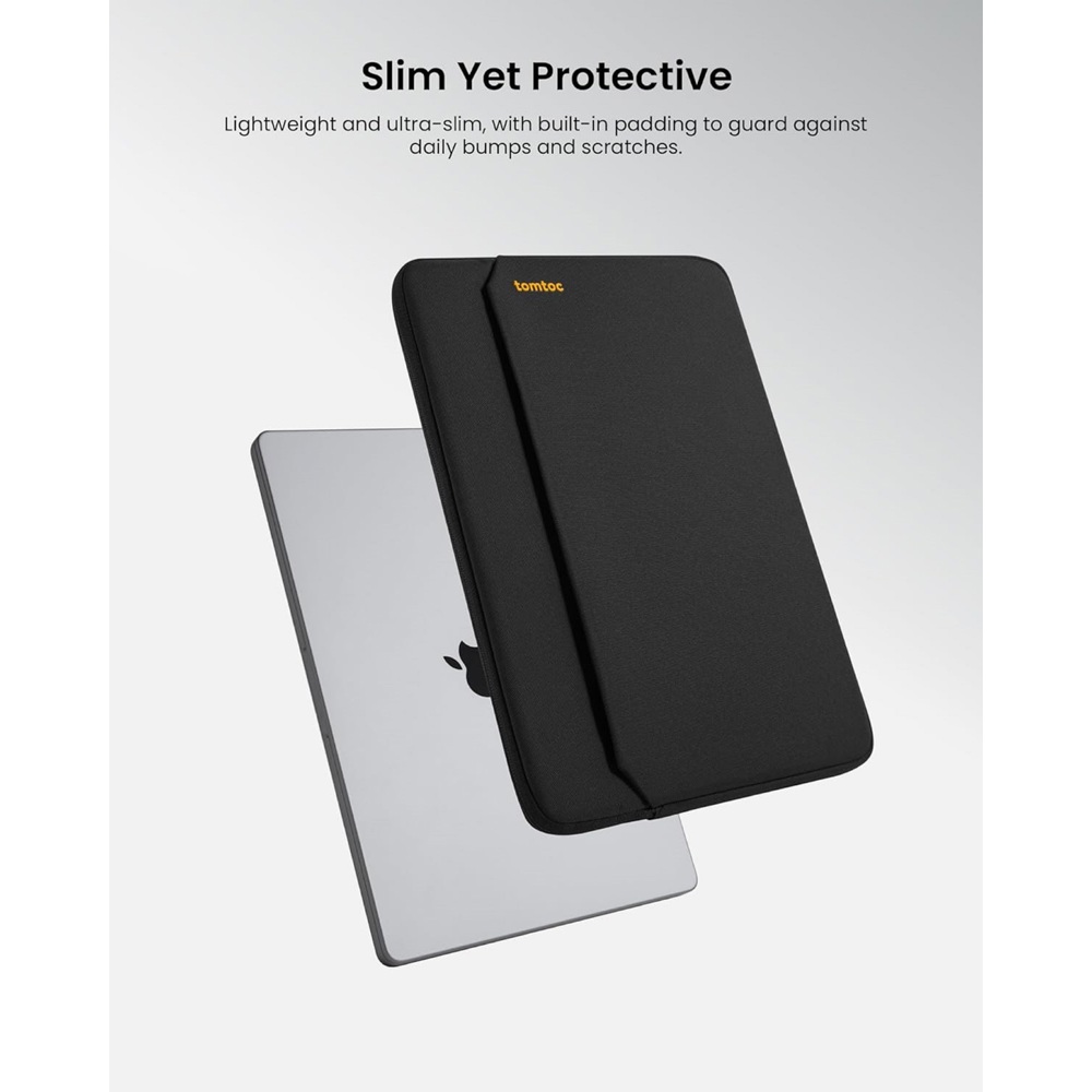 Laptop Sleeve Tomtoc A18D2D1 Light A18, 14", Black