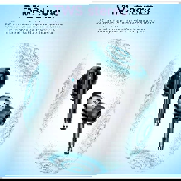 Earbuds Hoco 6931474798527 EQ2 Thought, Wireless, Bluetooth, Black