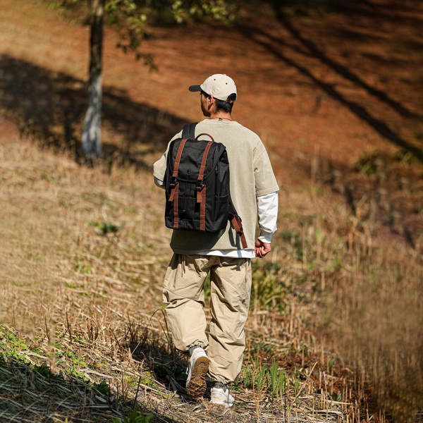 ნოუთბუქის ჩანთა Tomtoc TA1M1D1 VintPack TA1, 15", Laptop Backpack, Black