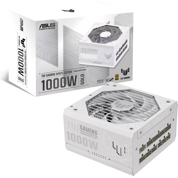 კვების ბლოკი Asus TUF 90YE00S5-B0NA00, 1000W, 80 Plus Gold, Power Supply, White
