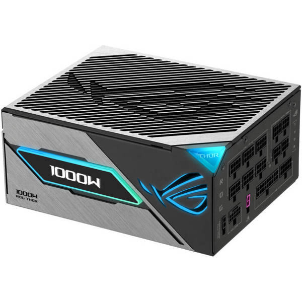 კვების ბლოკი Asus 90YE00V3-B0NA00 ROG-THOR-1000P3-GAMING Platinum III, 1000W, 80 Plus Platinum, Power Supply, Black