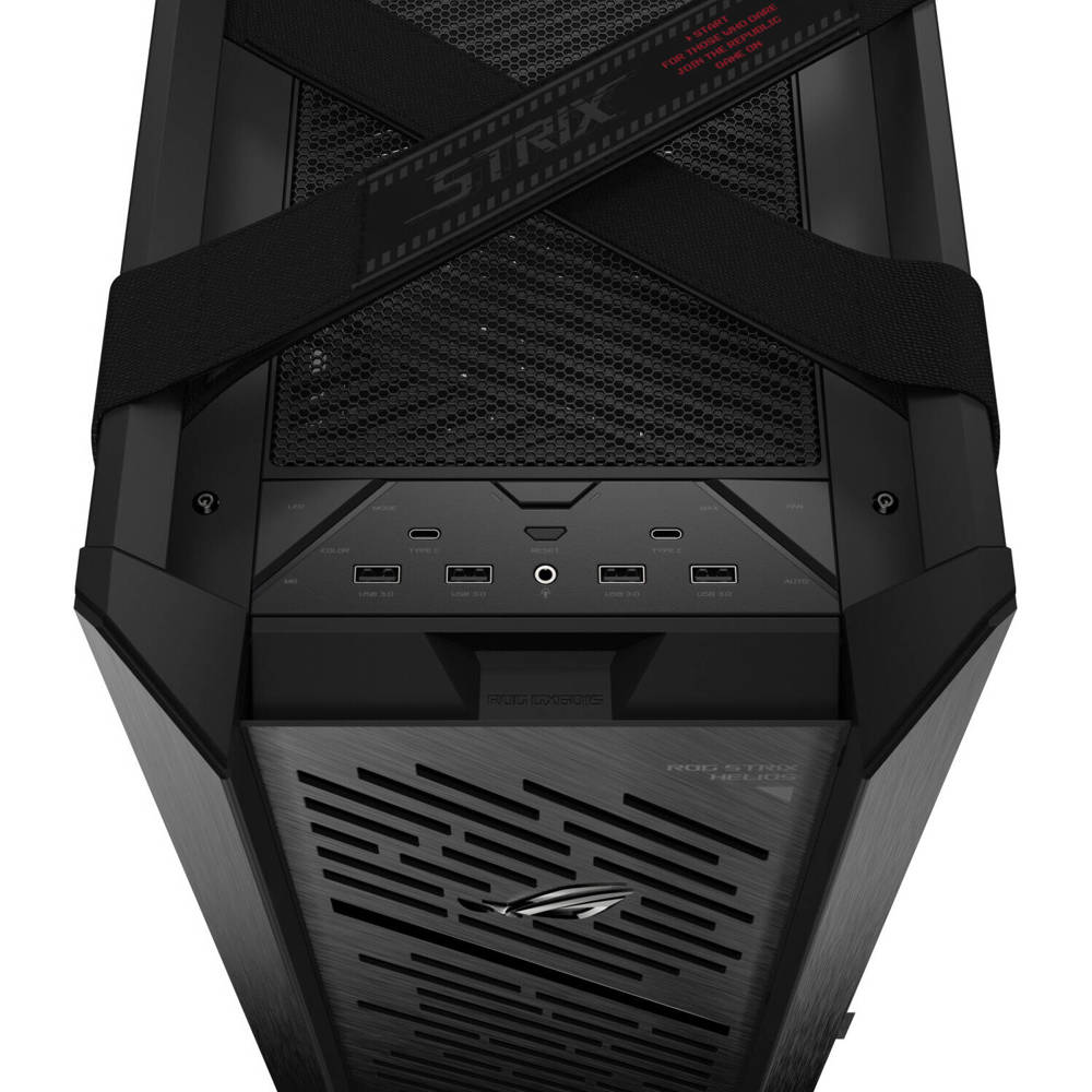 ქეისი Asus 90DC00W0-B39000 ROG STRIX HELIOS II GX601S, Computer Case, MidT, EATX, ATX, Micro-ATX, Mini-ITX, 2×USB 3.2 Type-C, 4×USB 3.2, Black