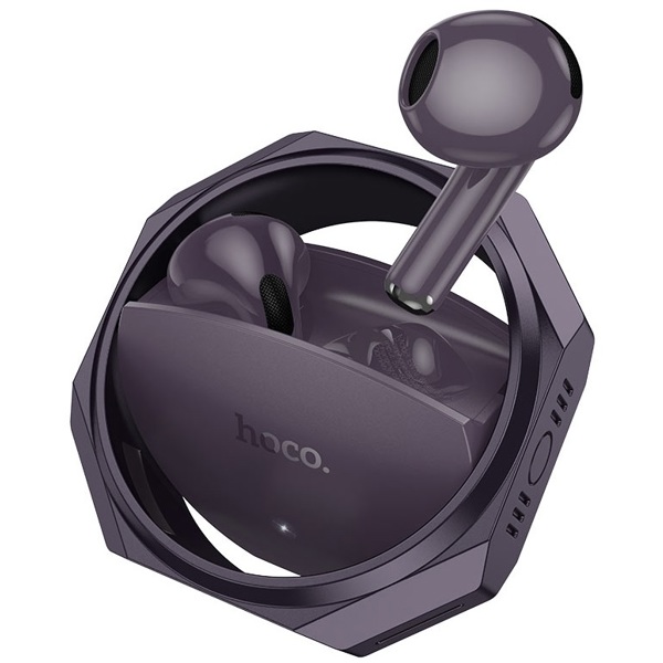 Earbuds Hoco 6942007633284 EW70 Glory, Wireless, Bluetooth, Purple/Black