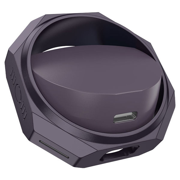 Earbuds Hoco 6942007633284 EW70 Glory, Wireless, Bluetooth, Purple/Black