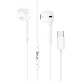 In-Ear Headphones Hoco 6931474782366 M101 Crystal joy, Wired, Type-C, White