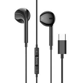 In-Ear Headphones Hoco 6931474782359 M101 Crystal joy, Wired, Type-C, Black