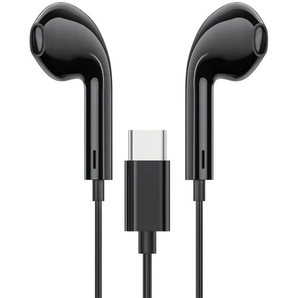 In-Ear Headphones Hoco 6931474782359 M101 Crystal joy, Wired, Type-C, Black