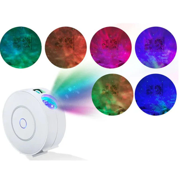 დეკორატიული განათება Moes WL-NX-SP-EN, WiFi, Smart Round Star Projector, White