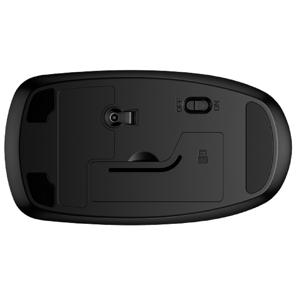 მაუსი HP AJ7C2AA Slim 230, Wireless, USB, Mouse, Black