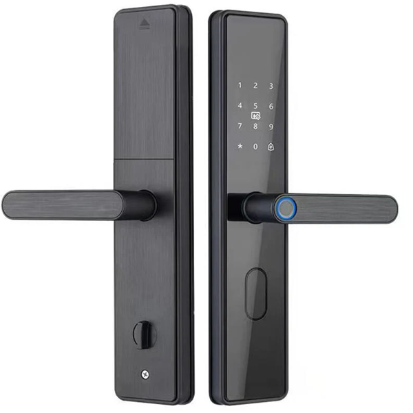 კარის ჭკვიანი საკეტი HuTools HT01, Wifi, Smart Door Lock, Black