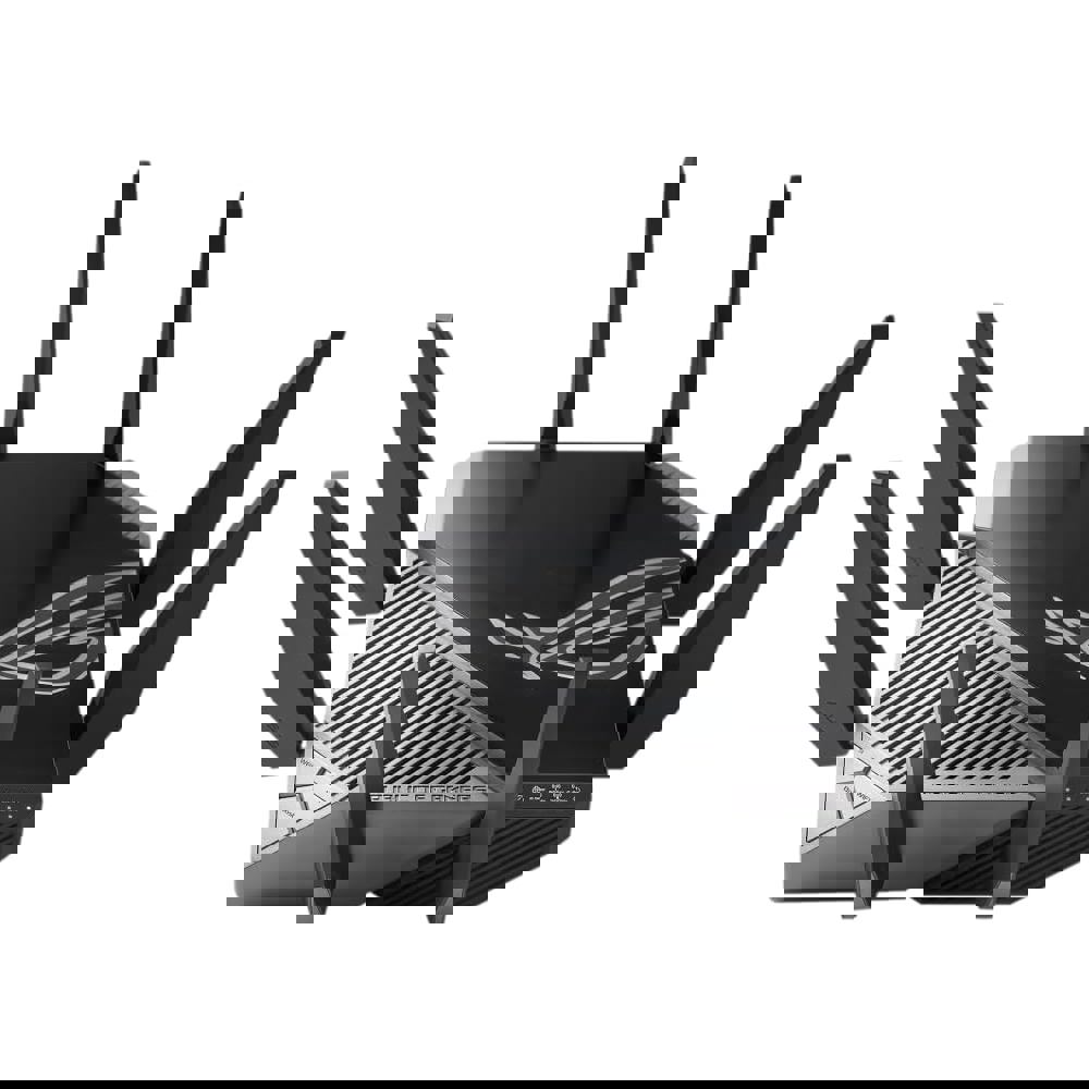 როუტერი Asus 90IG06E0-MO1R00 ROG Rapture GT-AXE11000, 11000Mbps, Tri-band WiFi 6 Gaming Router, Black