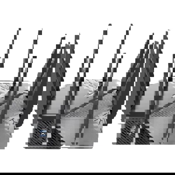 როუტერი Asus 90IG06E0-MO1R00 ROG Rapture GT-AXE11000, 11000Mbps, Tri-band WiFi 6 Gaming Router, Black