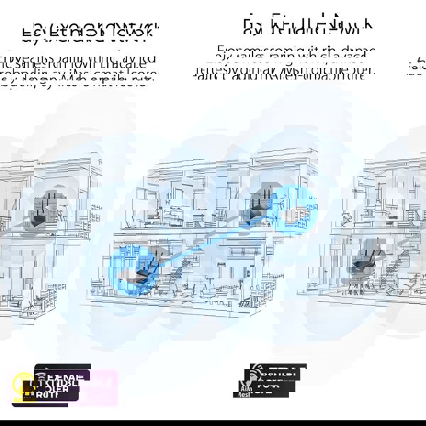 როუტერი Asus TUF 90IG07Q0-MU9100 AX4200, 3603Mbps, Dual Band WIFI 6 Gaming Router, Black