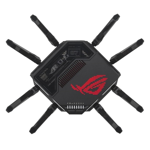 როუტერი Asus 90IG08F0-MO9A0V GT-BE98, 11529Mbps, Quad-band WiFi 7 Gaming Router, Black
