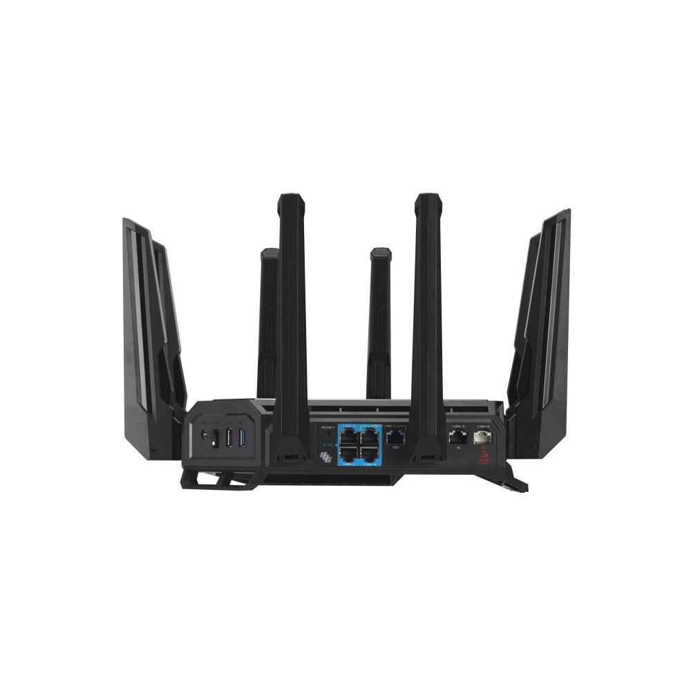 TRI-Band WIFI 7 Gaming Router Asus 90IG0850-MO9A0V ROG Rapture GT-BE19000, 11529Mbps, Black