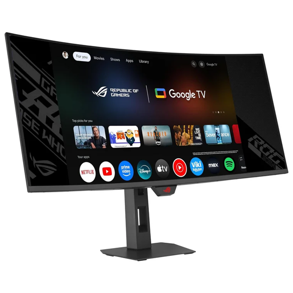Curved Monitor Asus 90LM0B10-B02171 ROG Strix XG34WCDMTG, 34", WQHD, QD-OLED, USB, Type-C, DP, HDMI, Black