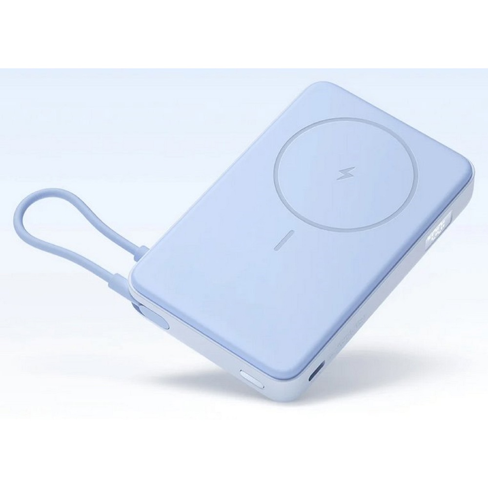 პორტატული დამტენი Xiaomi BHR08PCGL, 10000mAh, Type-C, Magnetic Power Bank, Blue