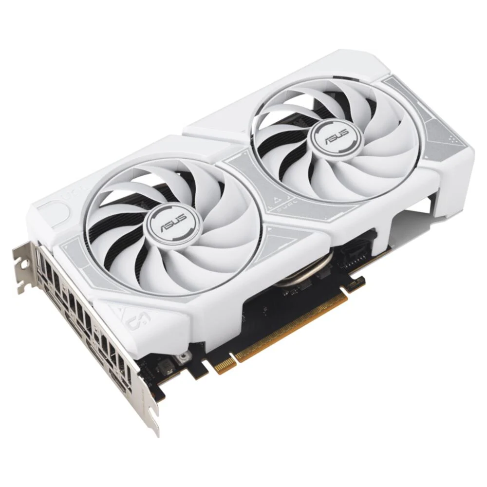 ვიდეო დაფა Asus 90YV0N15-M0NA00 Dual OC, GeForce RTX5060, 8GB, 128bit, HDMI, DP, White