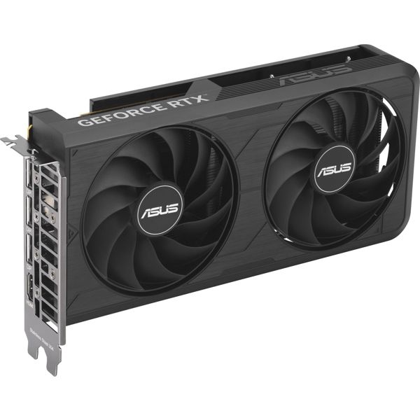 ვიდეო დაფა Asus 90YV0NS0-M0NB00 Dual, GeForce RTX5060 EVO, 8GB, 128bit, HDMI, DP, Black