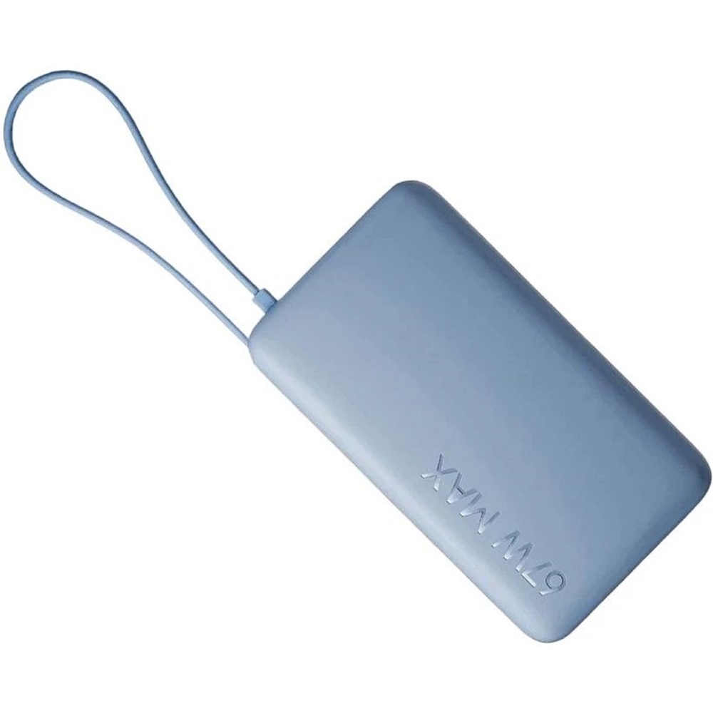 პორტატული დამტენი Xiaomi BHR08NZGL, 10000mAh, USB, Type-C, Power Bank, Ice Blue