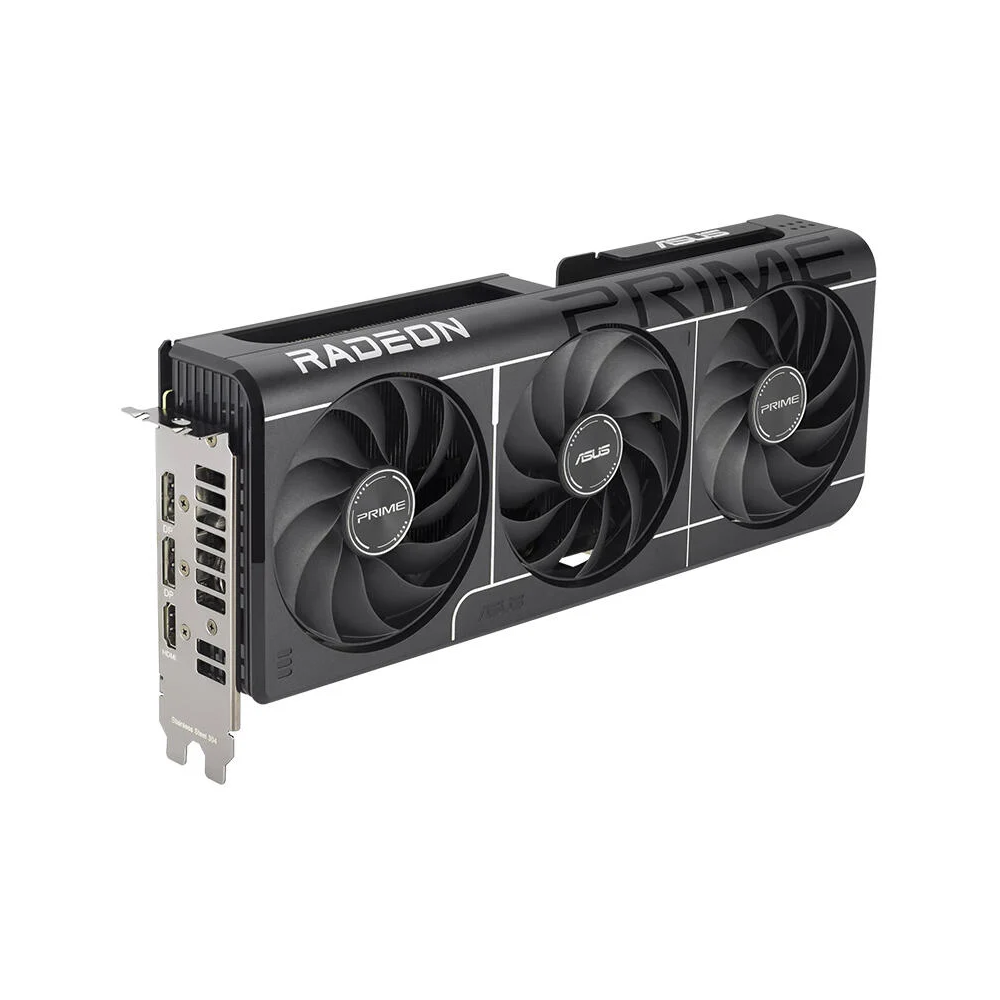Graphic Card Asus 90YV0NU0-M0NB00 Prime OC Edition, Radeon RX9060 XT, 8GB, 128bit, HDMI, DP, Black