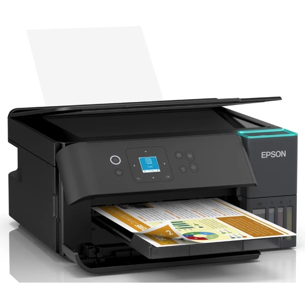 პრინტერი Epson C11CL41411 EcoTank L4360, MFP, A4, WiFi, Color Printer, Black