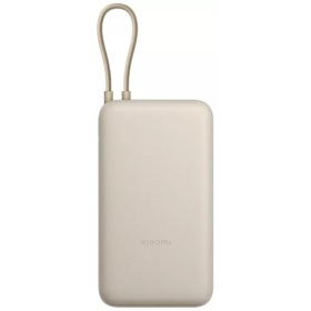 პორტატული დამტენი Xiaomi BHR8851GL, 20000mAh, Type-C, USB, Power Bank, Beige