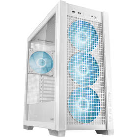 ქეისი Asus TUF 90DC00I3-B19000 Gaming GT302 ARGB, Computer Case, MidT, Mini-ITX, Micro-ATX, ATX, EATX, 3xUSB, Type-C, 3.5mm, White