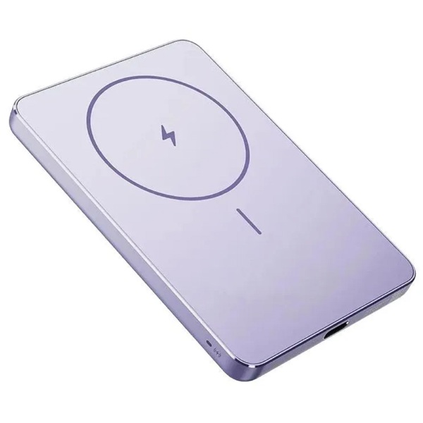 პორტატული დამტენი Xiaomi BHR08PNGL, 5000mAh, Type-c, Magnetic Power Bank, Purple