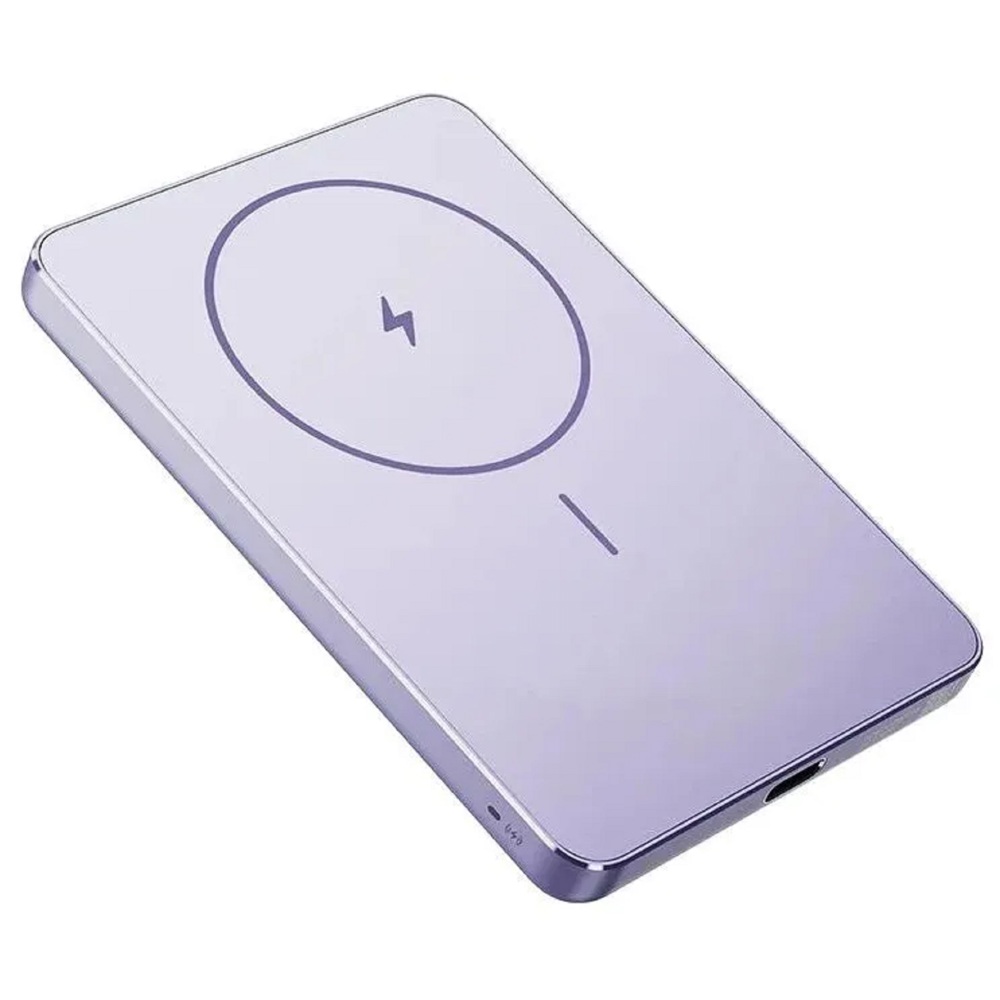 პორტატული დამტენი Xiaomi BHR08PNGL, 5000mAh, Type-c, Magnetic Power Bank, Purple