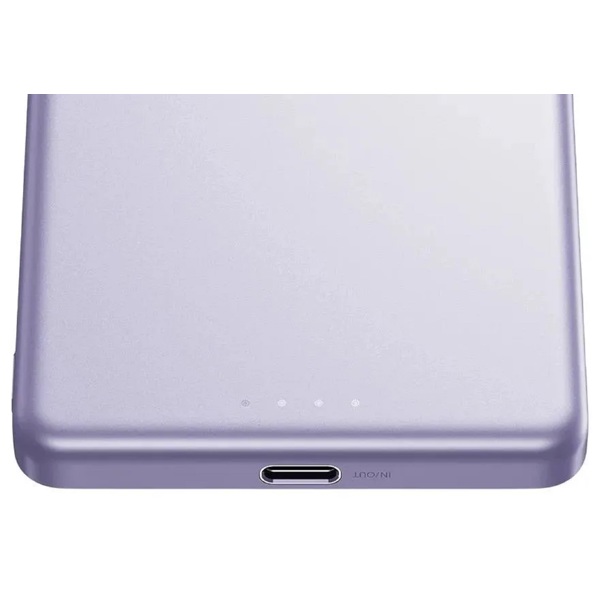 Magnetic Power Bank Xiaomi BHR08PNGL, 5000mAh, Type-c, Purple