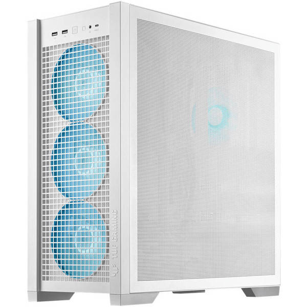 ქეისი Asus TUF 90DC00I3-B19000 Gaming GT302 ARGB, Computer Case, MidT, Mini-ITX, Micro-ATX, ATX, EATX, 3xUSB, Type-C, 3.5mm, White