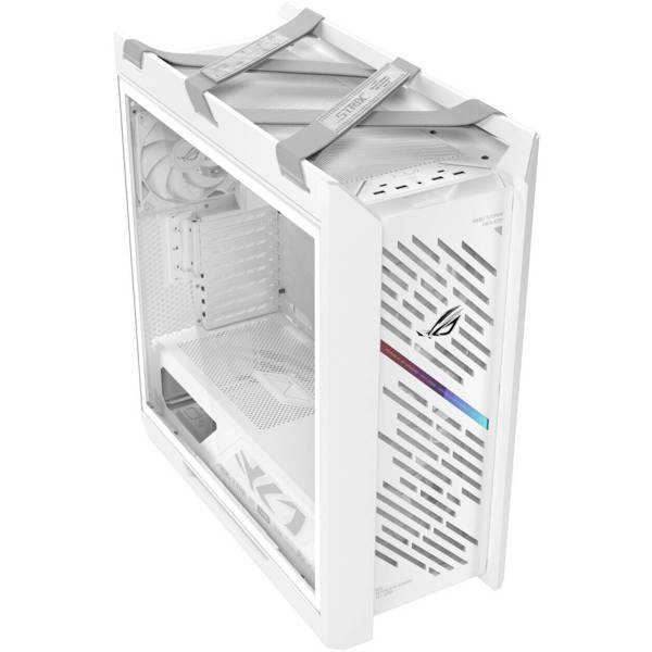 Computer Case Asus 90DC00W3-B39000 ROG Strix Helios II GX601S, MidT, EATX, ATX, Micro-ATX, Mini-ITX, 4xUSB, Type-C, 3.5mm, White