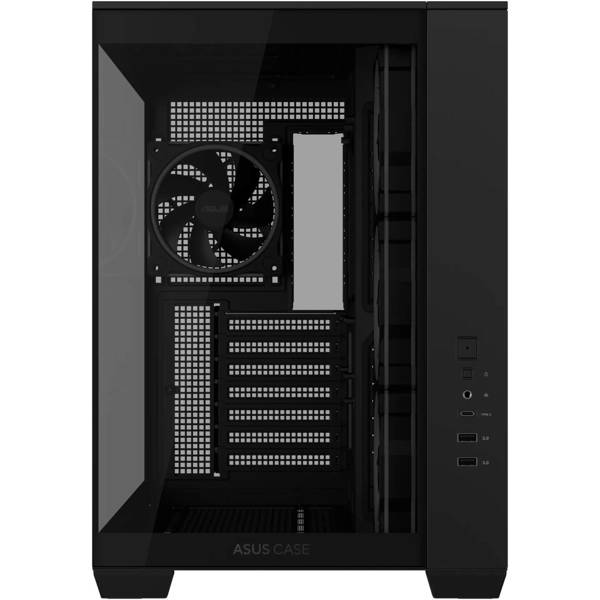 Computer Case Asus 90DC00S0-B19000 A32 PLUS, MidT, ATX, Micro-ATX, Mini-ITX, 2×USB‑A, Type‑C, 3.5mm, Black