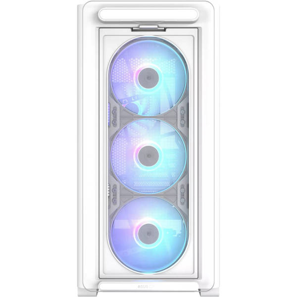 ქეისი Asus 90DC00K3-B19010 A23 PLUS, Computer Case, MidT, Mini-ITX, Micro-ATX, 2× USB‑A, Type-C, 3.5 mm, White