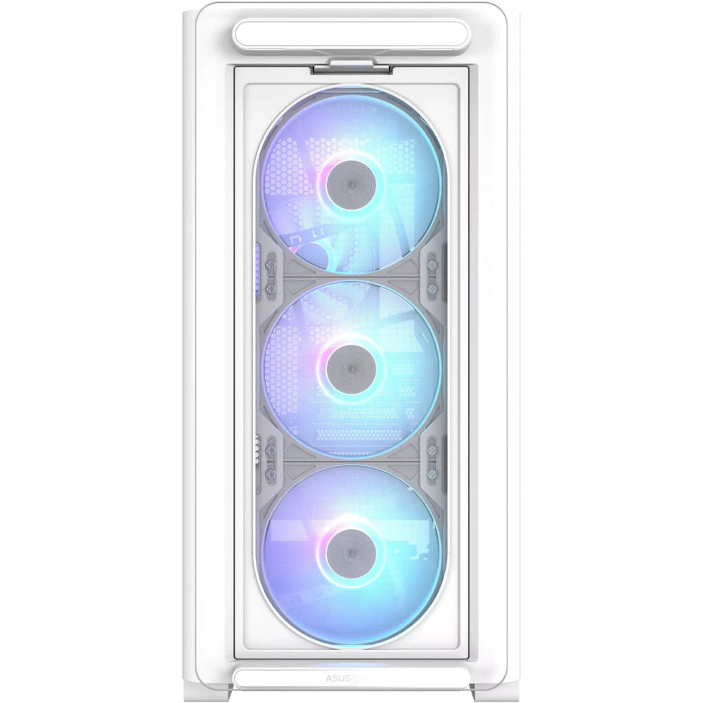 ქეისი Asus 90DC00K3-B19010 A23 PLUS, Computer Case, MidT, Mini-ITX, Micro-ATX, 2× USB‑A, Type-C, 3.5 mm, White