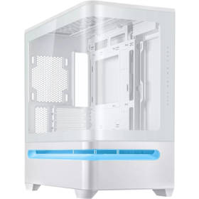 ქეისი Asus 90DC00P3-B19000 Prime AP202 ARGB, Computer Case, MidT, 2×USB‑A, Type-C, 3.5mm, White
