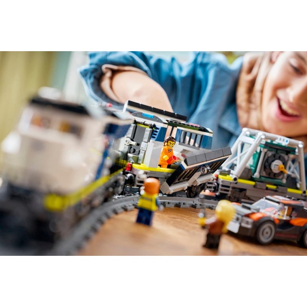 ასაწყობი კონსტრუქცია Lego 60508 City, Police Train Heist, Prefabricated Construction