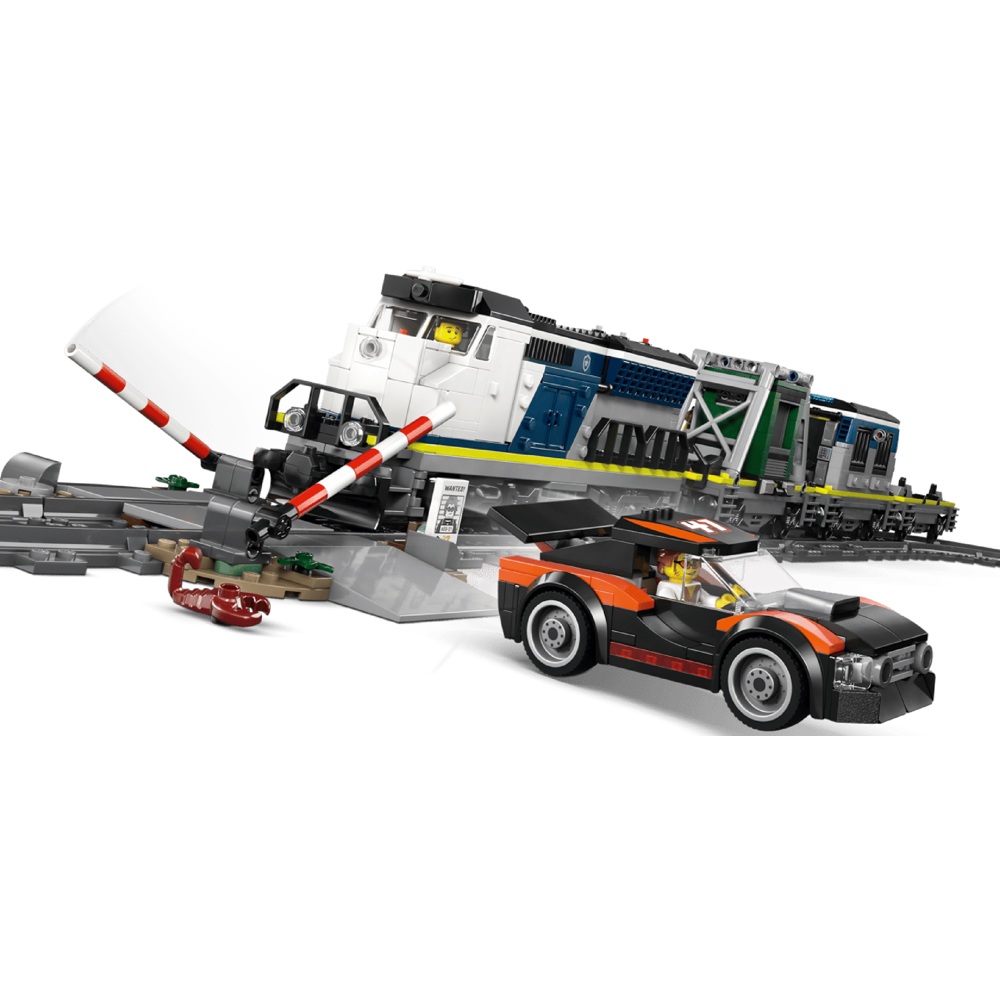 ასაწყობი კონსტრუქცია Lego 60508 City, Police Train Heist, Prefabricated Construction