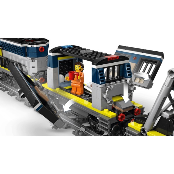 ასაწყობი კონსტრუქცია Lego 60508 City, Police Train Heist, Prefabricated Construction