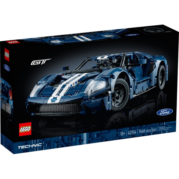 ასაწყობი კონსტრუქცია Lego 42154 Technic, 2022 Ford GT, Prefabricated Construction