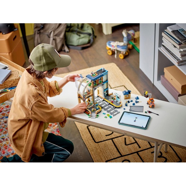 ასაწყობი კონსტრუქცია Lego 60469 City, Central Train Station, Prefabricated Construction