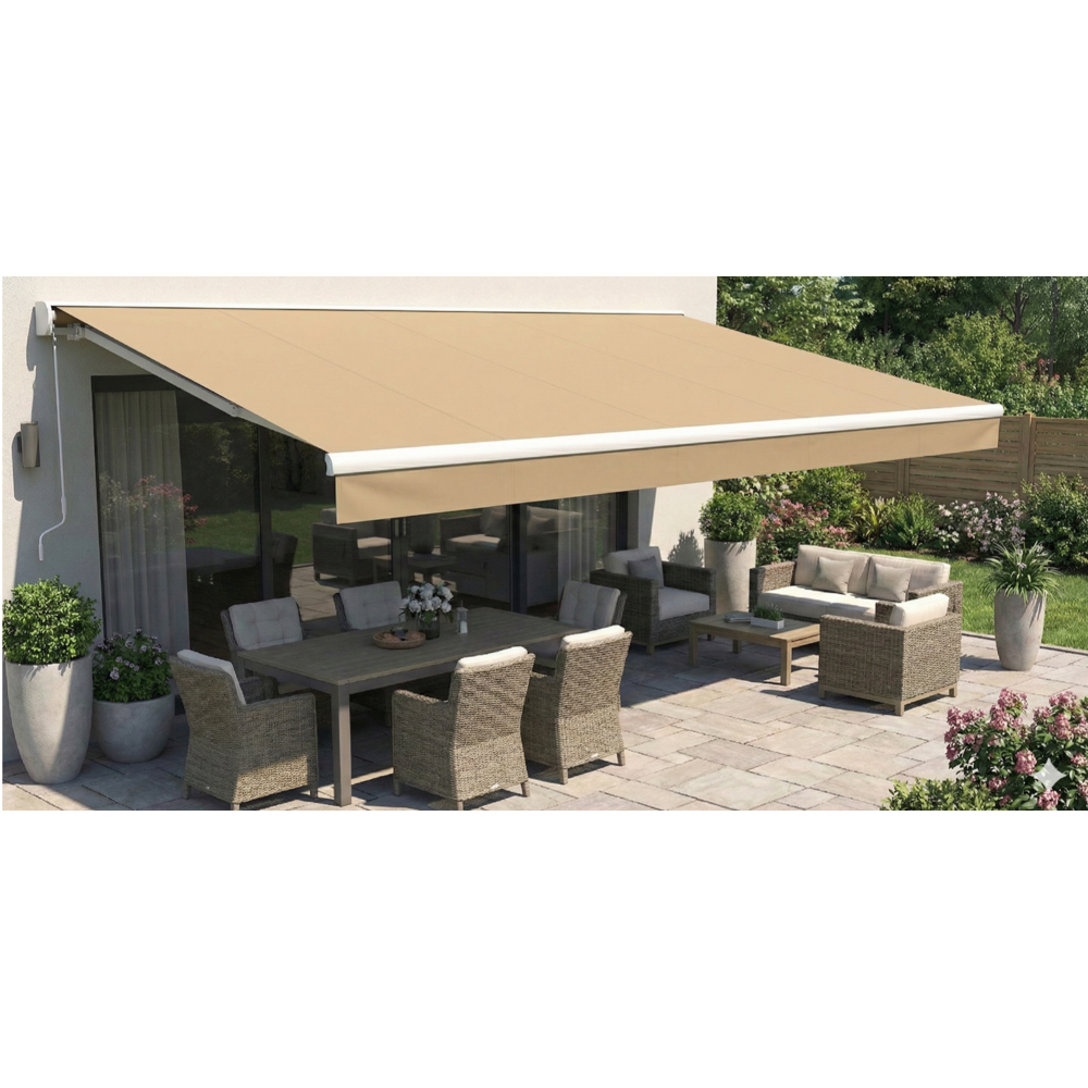 ტენტი ძრავით OEM 202500401, 4X3m, Motorized Awning, Beige