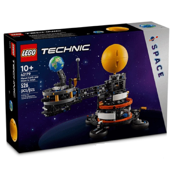 ასაწყობი კონსტრუქცია Lego 42179 Technic, Planet Earth and Moon in Orbit, Prefabricated Construction