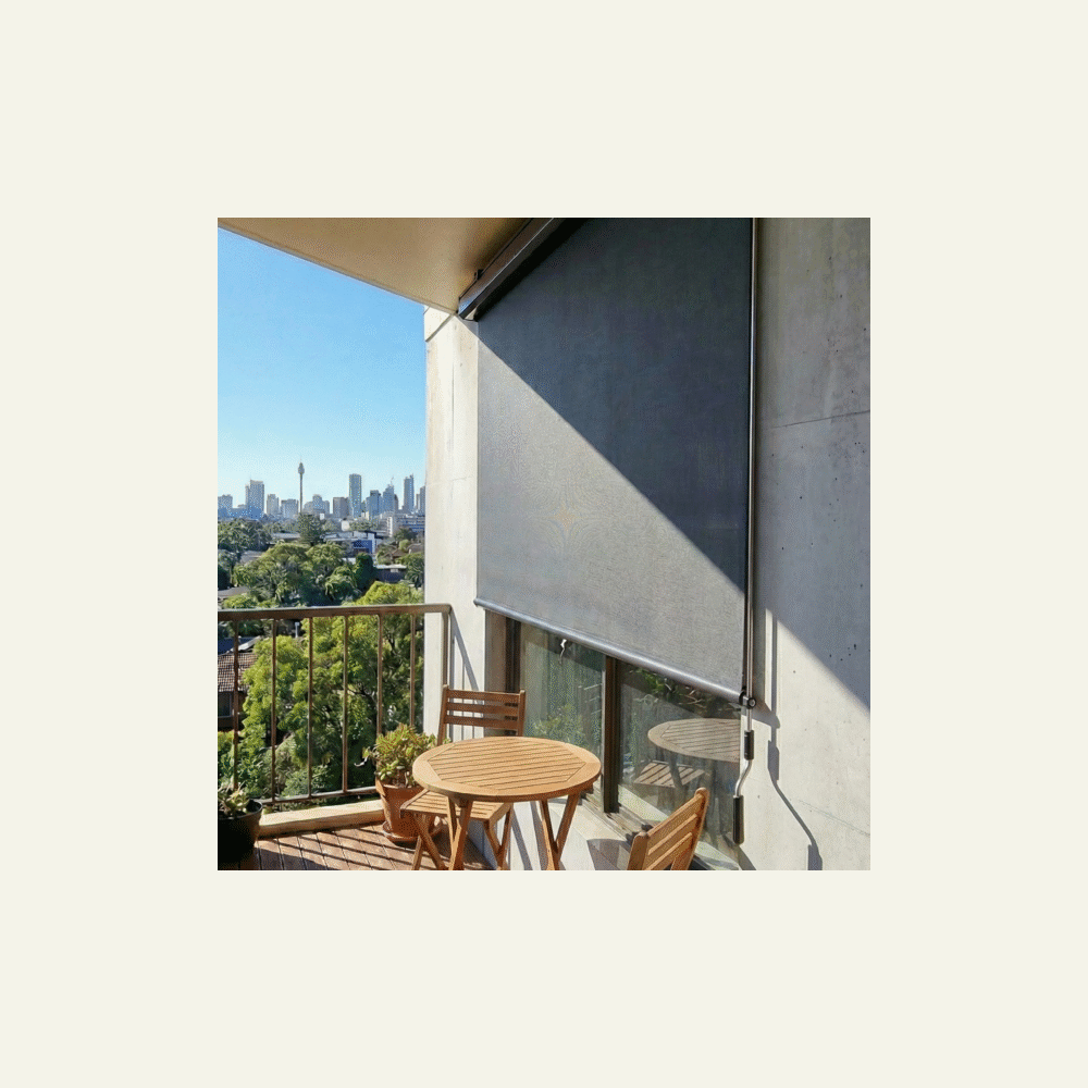 დასაშვები ტენტი OEM 202500402, 1.2X2.5m, Drop-Down Awning, Grey