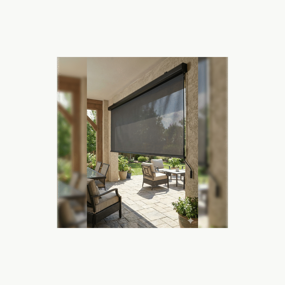 დასაშვები ტენტი OEM 202500403, 2X2.5m, Drop-Down Awning, Grey