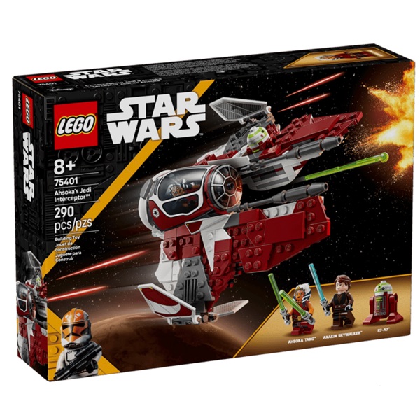 ასაწყობი კონსტრუქცია Lego 75401 Star Wars Ahsoka's Jedi Interceptor, Prefabricated Construction