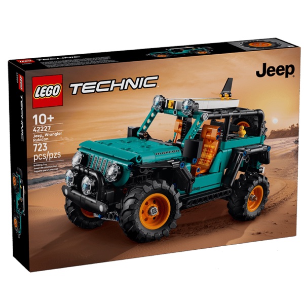 ასაწყობი კონსტრუქცია Lego 42227 Technic, Jeep Wrangler Rubicon SUV, Prefabricated Construction